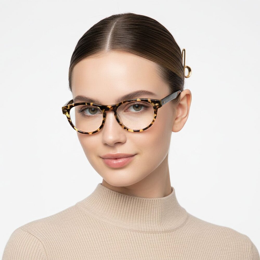 Vintage Robert La Roche Eyeglasses Tortoise Shell Frames Designer Austria